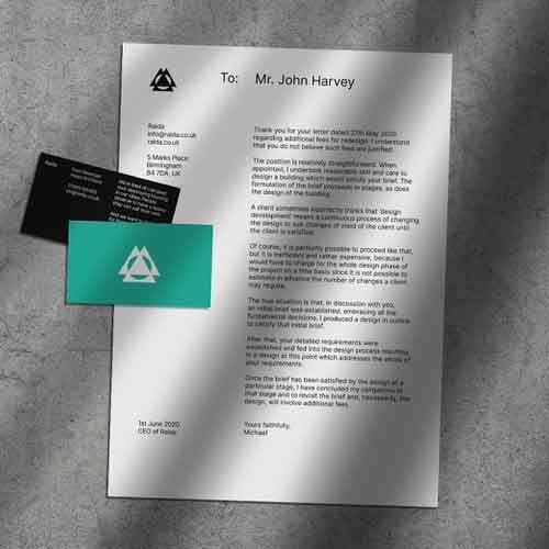 Letterhead Design - Fabulous Branding Agency