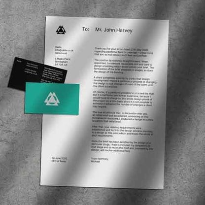 Letterhead Design - Fabulous Branding Agency